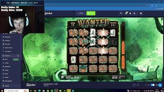 wanted - GibbyGambless - twitch slots stream weekend