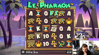 $225 win on lepharaoh - Archie - best twitch slot stream clips