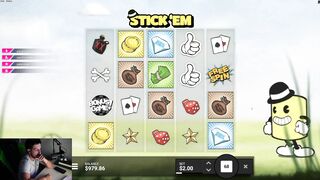 Stick em melhor slot de sempre - cik_diamond - twitch streamer wins on slots