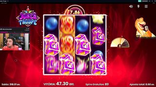joker troupe - NAOKITV7 - slot machine play twitch stream
