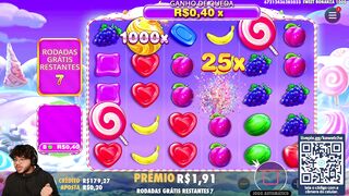 1000X Sweet bonanza - kawatche - twitch streamer slot reaction