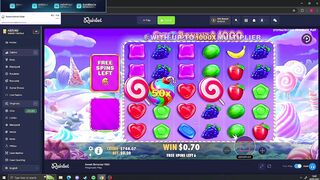 sweets 1k W - trizzfnbr - twitch stream real casino play