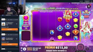 +18 SEXTOU BB CALICA (banca incial 3800) !pix !clash !yt - dona - twitch streamer high stakes slots