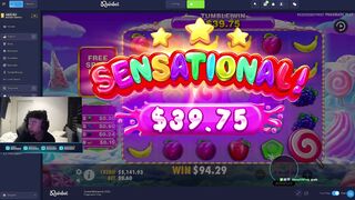 1000X BOMB ON SWEETS - Newbatoon - twitch slot streamer highlight