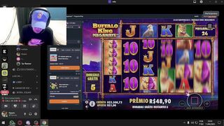 Hyaro tentando esconder - Hyaroooo - twitch slots streamer reaction
