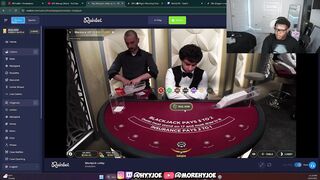 CRANKED THE DEALER - hyyjoe - twitch stream casino compilation