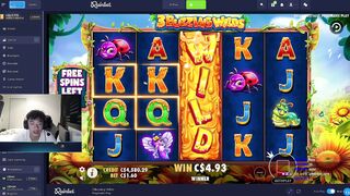 3 buzzing - Newbatoon - twitch win casino reaction