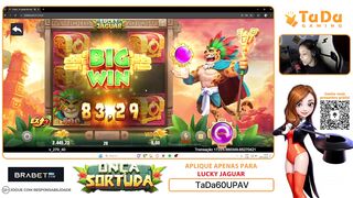 ⚡TADAZINHA DUS CRYA - BANCA REAL❗TaDa❗insta - siga @nabrizarp - nabrizarp - twitch streamer slot reaction