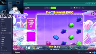 10k sweets hit - jingfn - twitch slots big bonus hit
