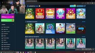 +18 FORRANDO TUDO NO APOSTATUDO (banca inicial 12k ft @dinhutech @estevao1098) | !apostatudo !pix !yt - dona - twitch slots big win