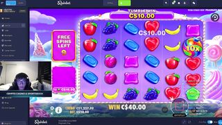 huge tumble - Newbatoon - twitch stream big payout