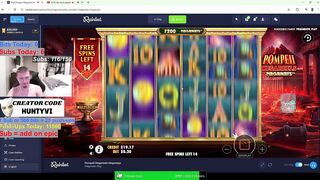 Pompeii Max Win - huntyVI - twitch stream real casino play