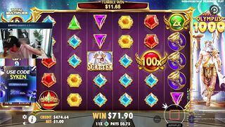100x Gates of olympus - sykensol - twitch streamer plays slots